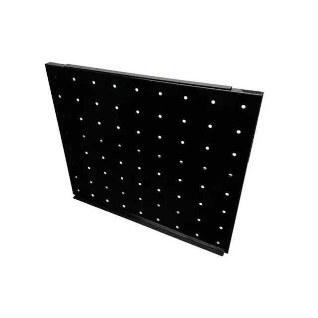 Black Perforated Ventilation Grid - Left or Right Position for Beverage Refrigerated Display Case