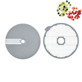 Disco Macedoine 8x8x8mm - Corte de Cubos Uniformes de Legumes