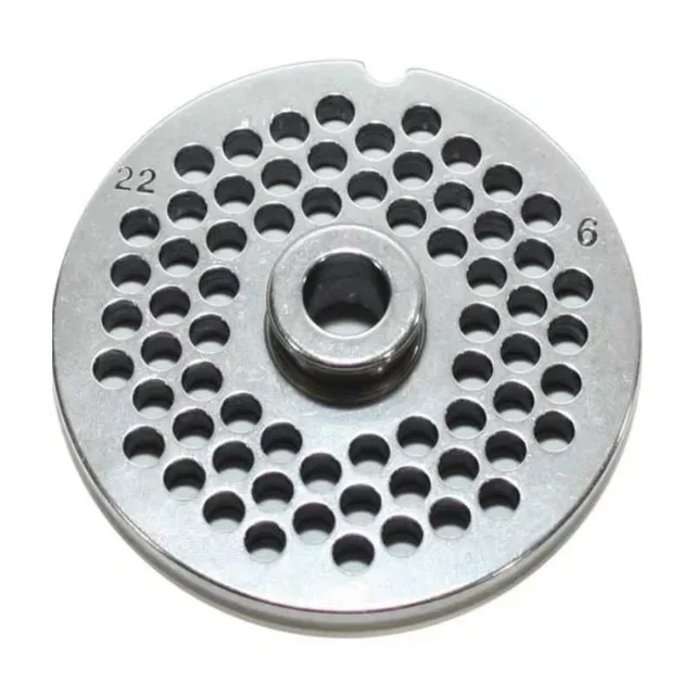 6 mm Lochscheibe für Fleischwolf Größe 22 - Präzisionszubehör