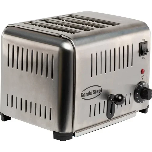 4-Slice Stainless Steel Toaster - Extra Wide Slots