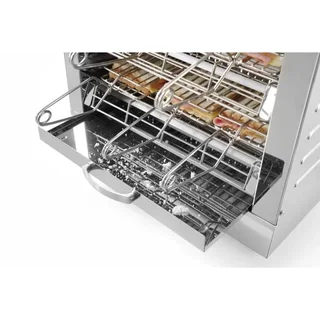 Double-Deck Toaster with 6 Slot Tongs