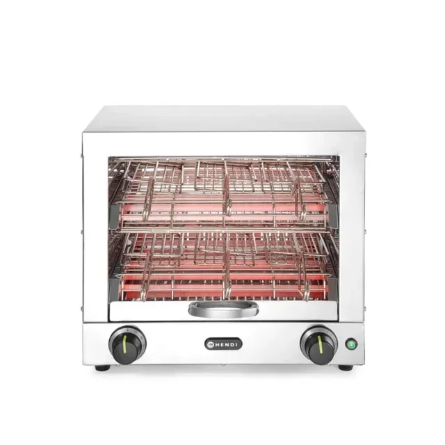 Double-Deck Toaster with 6 Slot Tongs