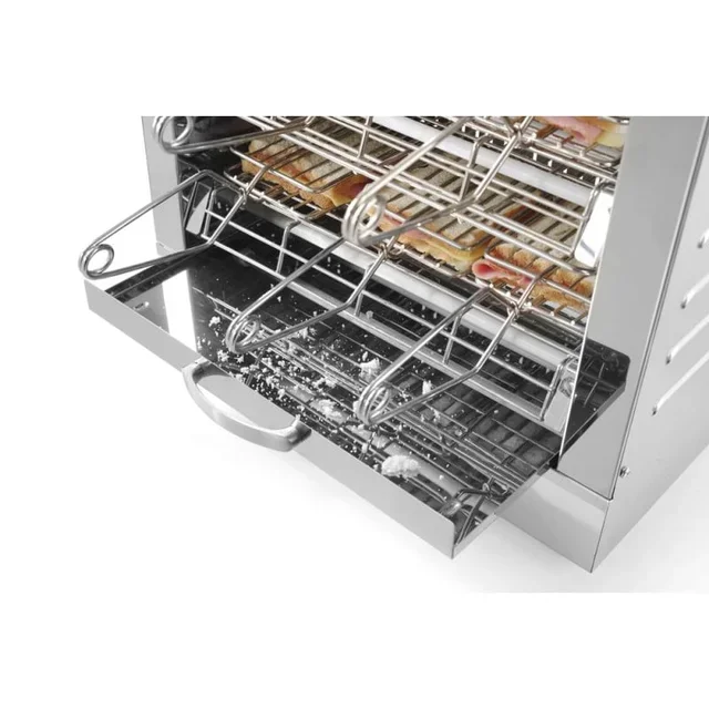 Double-Deck Toaster with 6 Slot Tongs