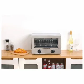 Grille-Pain Électrique 2 Tranches avec Thermostat Réglable