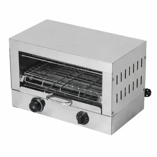 Grille-Pain Électrique 2 Tranches avec Thermostat Réglable