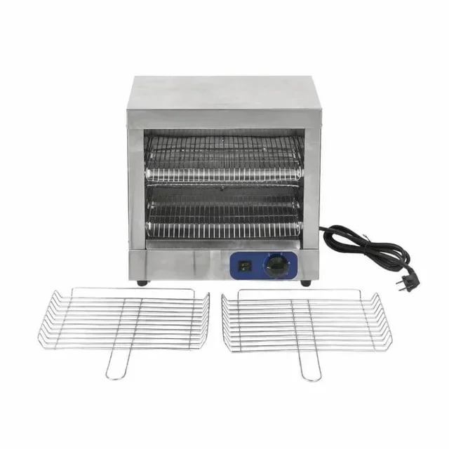 Tostadora Eléctrica Doble Ranura - 2 Niveles de Tostado