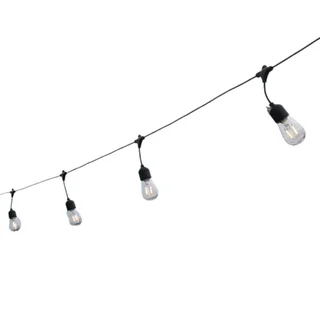 Guirlande Guinguette Solaire 6.5 m Ampoules Filament LED - Mafy Solar