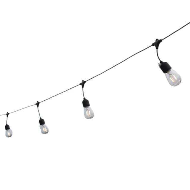 Guirlande Guinguette Solaire 6.5 m Ampoules Filament LED - Mafy Solar