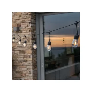 Guirlande Guinguette Solaire 6.5 m Ampoules Filament LED - Mafy Solar