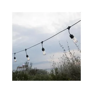 Guirlande Guinguette Solaire 6.5 m Ampoules Filament LED - Mafy Solar
