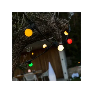 Outdoor String Lights 5.7m Multicolour - Festive Party Lighting