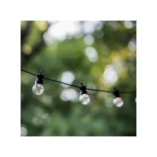 Catena Luminosa Esterna Trasparente 8,7 m - Party Clear