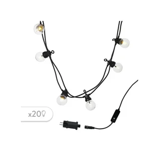 Catena Luminosa Esterna Trasparente 8,7 m - Party Clear