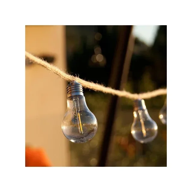 Solar String Lights with Filament Bulbs 7.5 m - Fantasy Cord Solar