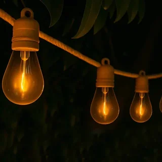 Solar String Lights with Filament Bulbs 7.5 m - Fantasy Cord Solar