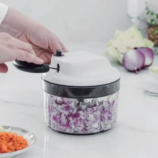 Manual Meat Mincer 1.2 L - Multi-function Vegetable Chopper