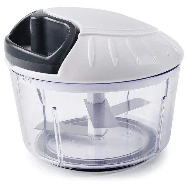 Manual Meat Mincer with Integrated 1 Litre Bowl