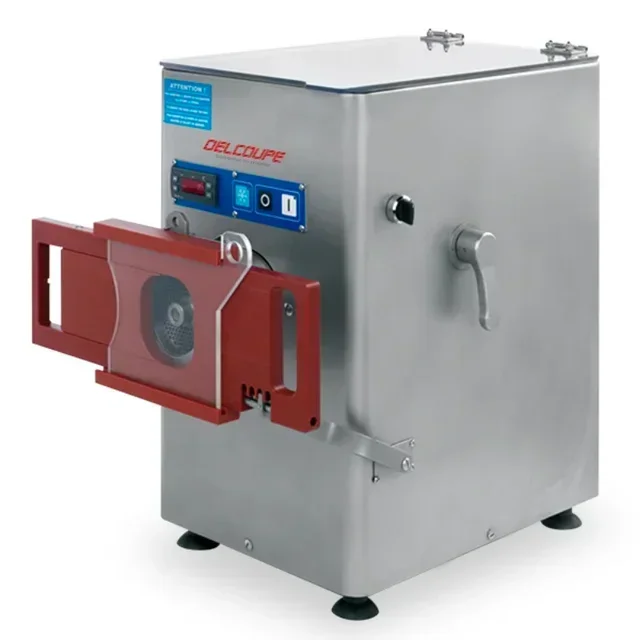 Professional Meat Mincer with Steak Portioner - 400 V Refrigerated