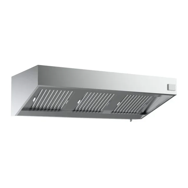 100 cm Wall-Mounted Range Hood - Integrated Motor, LED Lighting and Speed Regulator