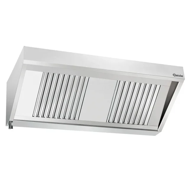 Professional Wall-Mounted Hood - Integrated Motor + LED Lighting - Width 1500 mm x Depth 700 mm