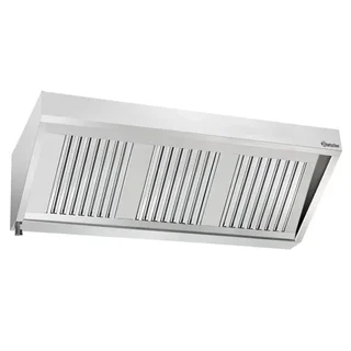 Hotte Aspirante Murale Professionnelle 1600x700 mm avec Moteur Intégré et Éclairage LED