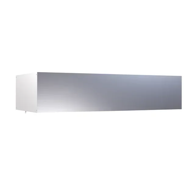 Professional Cubic Hood 1100 mm Depth with LED Lighting - Motorless Version - Length 1800 mm