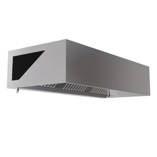 Coifa Ilha Cúbica 1600x1100 com Iluminação LED - Versão Sem Motor