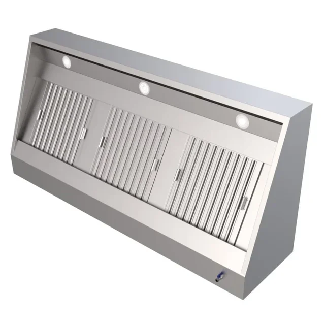 LED Range Hood - Adjustable Depth 950 to 1600 mm