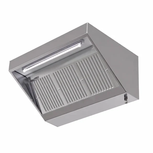 Coifa Profissional Snack 900x1800 - Motor Integrado + Iluminação LED + Variador de Velocidade