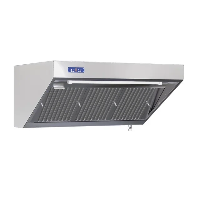 Professional Snack Hood 900x1800 - Integrated Motor + LED Lighting + Speed Controller