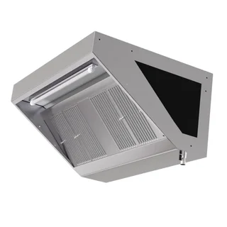 Commercial Snack Hood 1200x900 with LED Lighting - Without Ventilation Unit