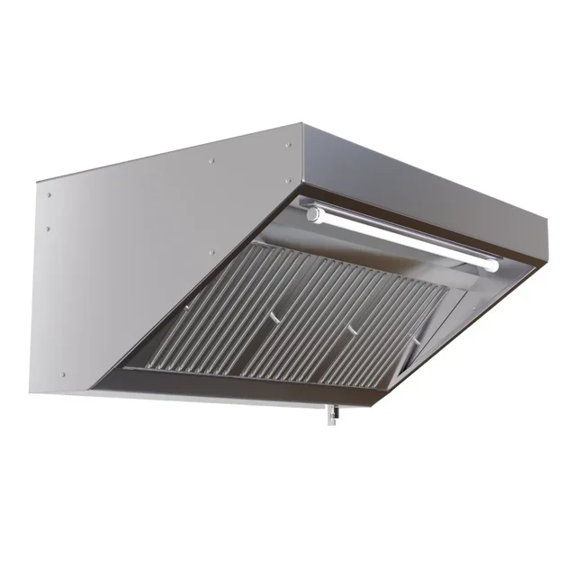 Snack Hood Depth 70 cm LED Offset Without Motor - Width 160 cm