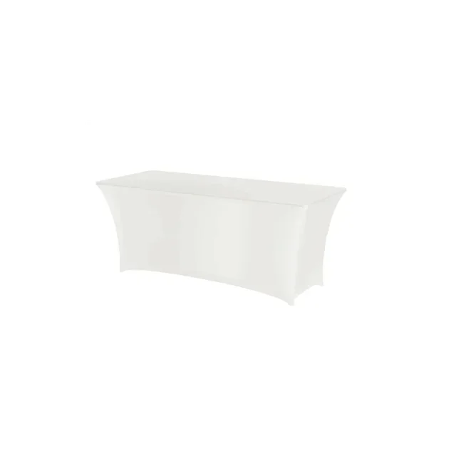 Rectangular Table Protective Cover 1200 White