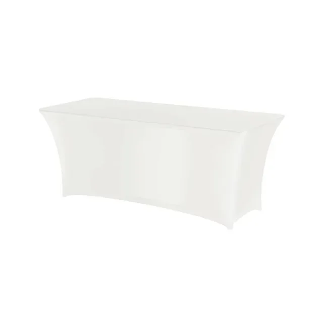 White Rectangular Table Protection Cover 1830