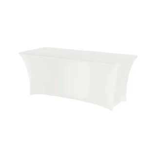 White Rectangular Table Protective Cover 1500