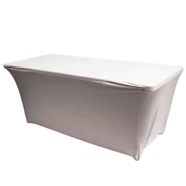 Rectangular Table Cover Nimes White - 183 x 76 cm