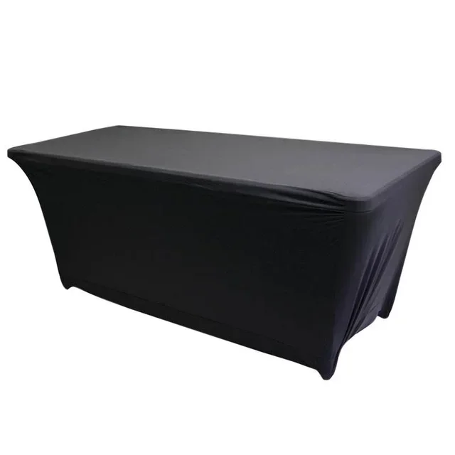 Rectangular Table Cover Nimes - Black - 1830 x 760 mm