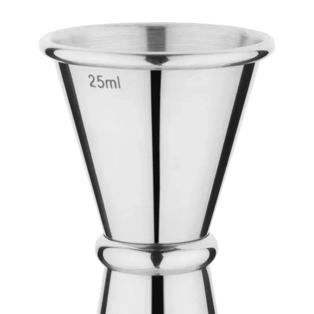 Konischer Edelstahl-Messbecher 25/50 ml für Cocktails