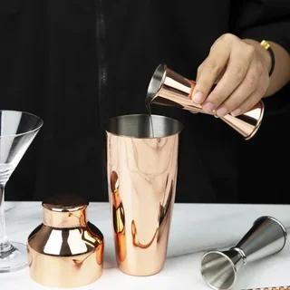 Kupfer Konischer Jigger Doppelmessung 25/50ml