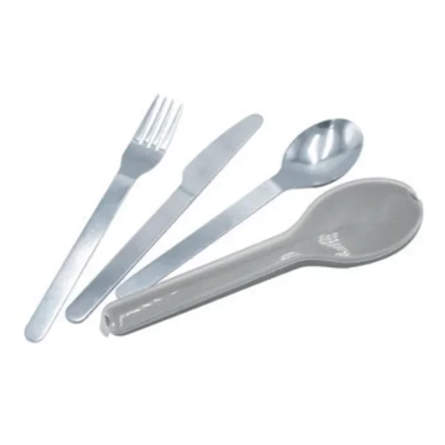 Stainless Steel Cutlery Set with Stand - 12 Pieces