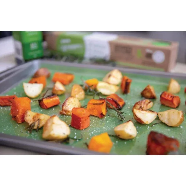 4er-Pack Wiederverwendbare Lebensmittelbehälter 20x20 cm - 3-in-1-System