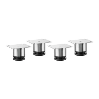 Leg Set for Refrigerated Table with Plinth - Set of 4 Units
