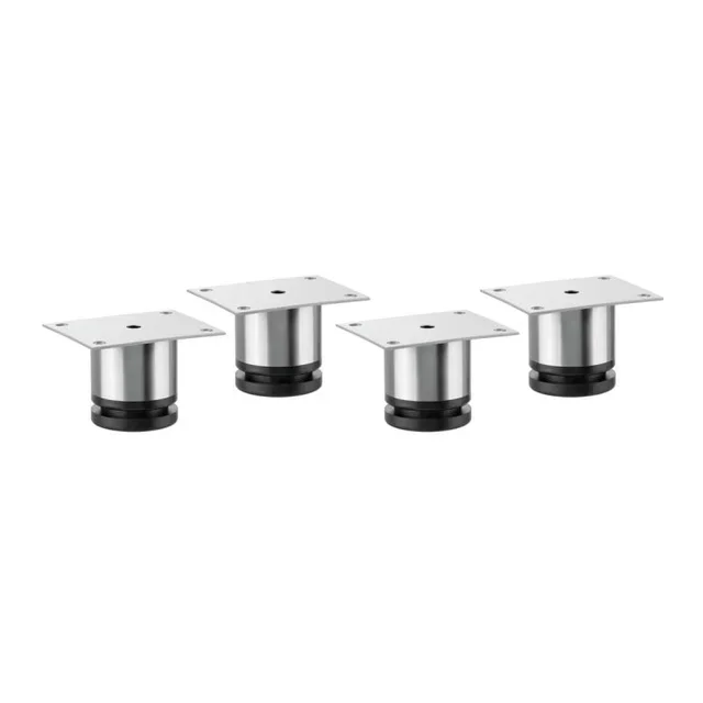 Leg Set for Refrigerated Table with Plinth - Set of 4 Units