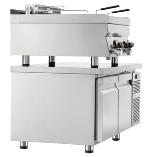 Leg Set for Refrigerated Table with Plinth - Set of 4 Units