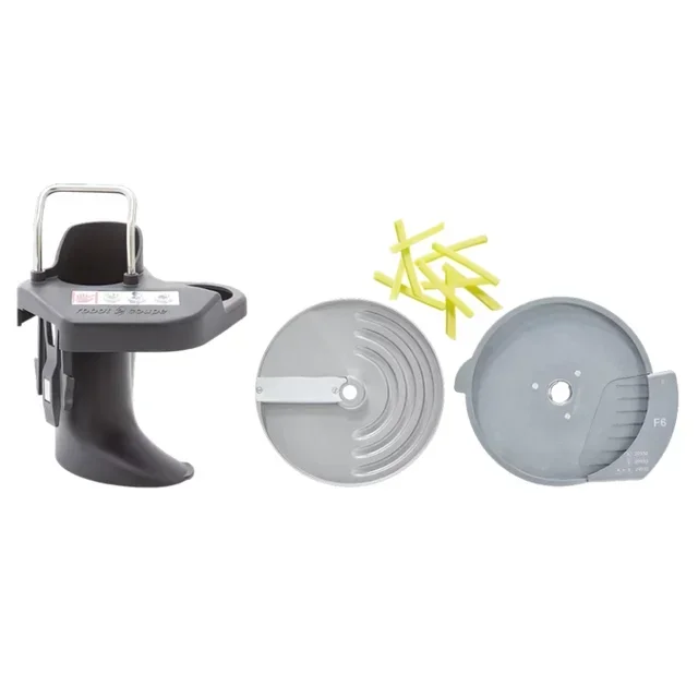 Kit de Rejilla 6x6 mm + Empujador para Robot Coupe R502, R502 V.V, CL50 y CL50 Ultra