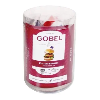 Mini Burger Kit with Eco-Friendly Bamboo Flag Picks