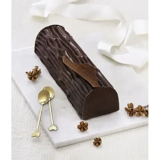 Kit Molde Tronco com Tapete Relevo Padrão Madeira - Comprimento 28 cm