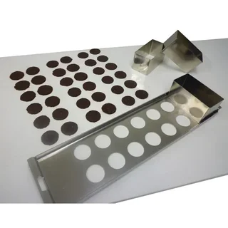 Kit de Losetas de Chocolate 12 Piezas - Diámetro 50 mm Grosor 3 mm