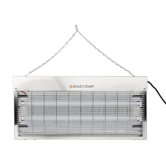Lámpara Antimosquitos Eléctrica Acero Inoxidable Cepillado 20W LED UV