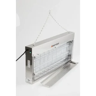 Lámpara Antimosquitos Eléctrica Acero Inoxidable Cepillado 20W LED UV